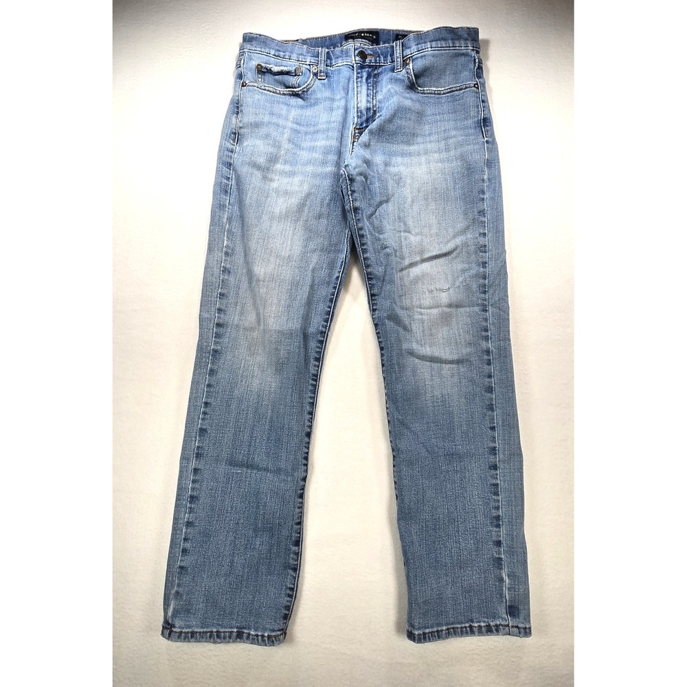 Lucky Brand 221 Straight Mens Light Wash Denim Jeans 34x30